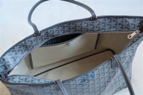 goyard tote zipper|inside goyard tote.